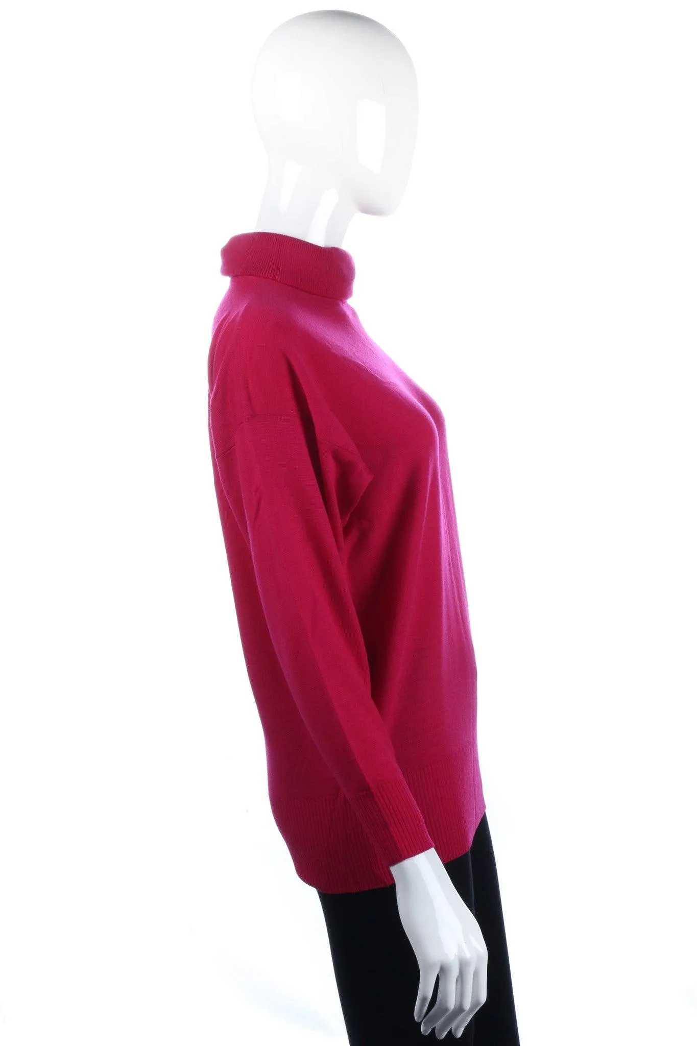 Jaeger pink roll neck jumper size 12/14