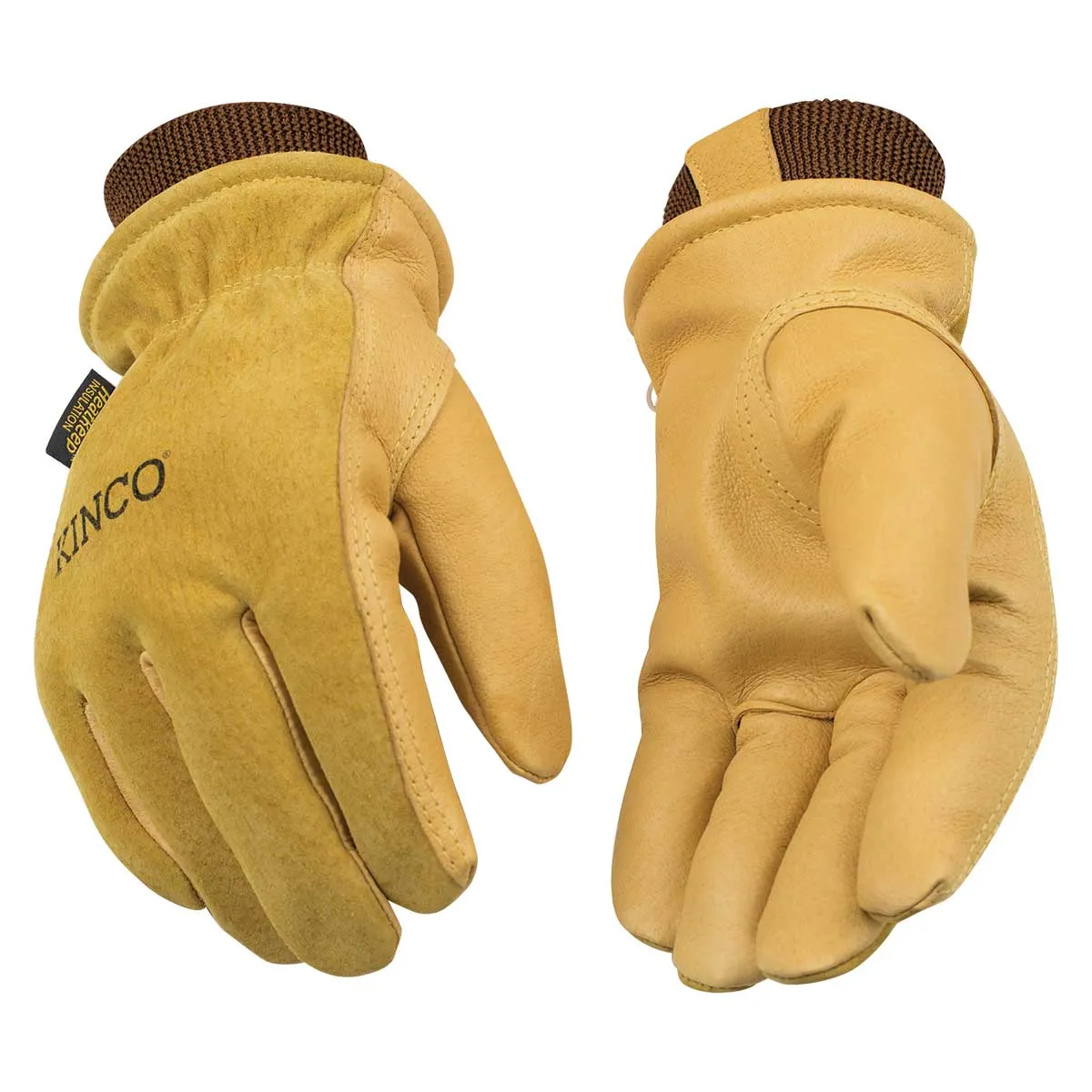 Kinco 94HK Pigskin Insulated Drivers Gloves with Knit Wrist