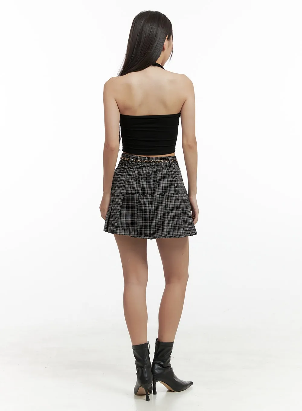 Kpop Pleated Mini Skirt OG406