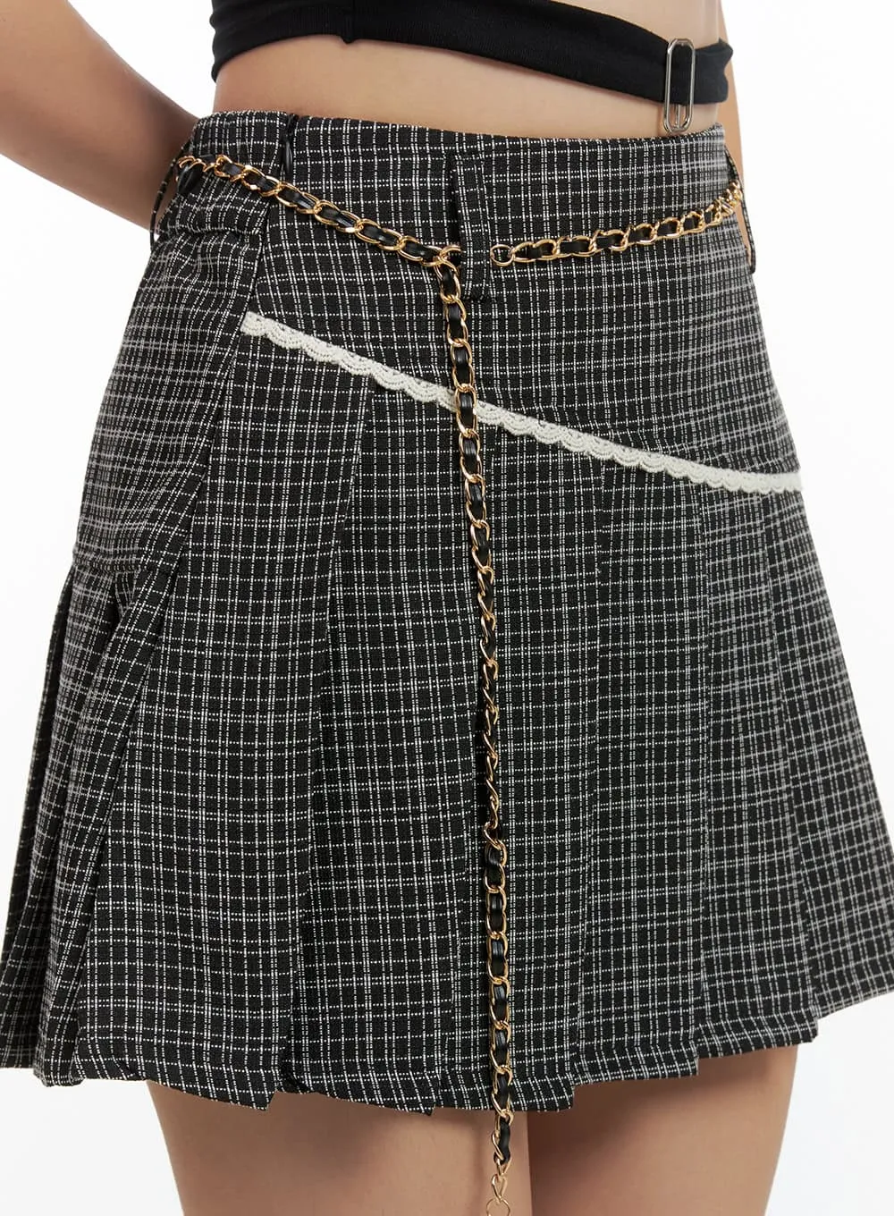 Kpop Pleated Mini Skirt OG406