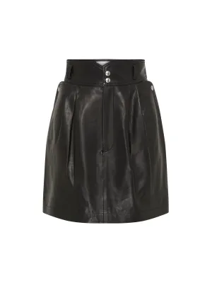 Lalma Leather Mini Skirt