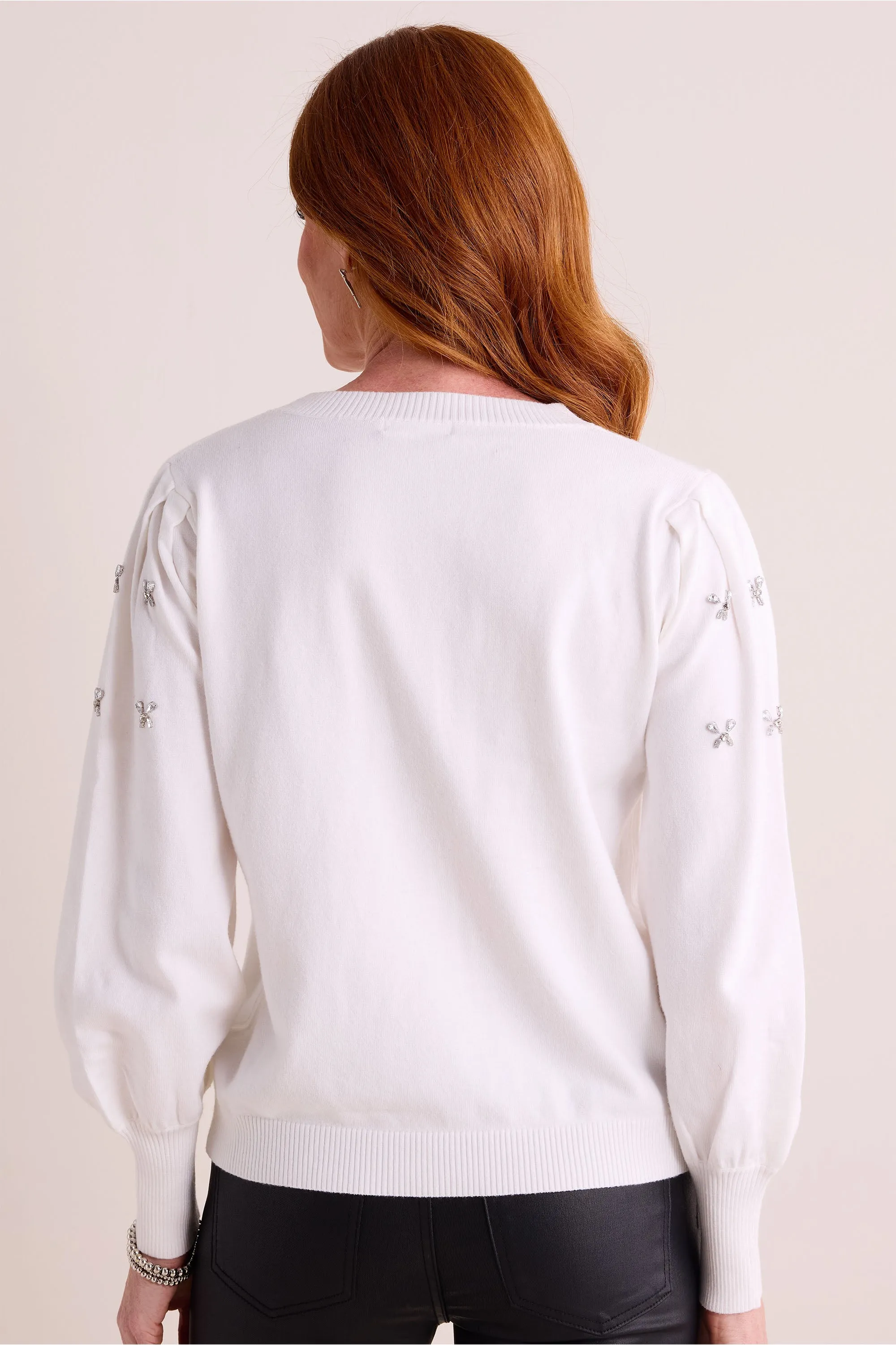 Lennox Sweater- White