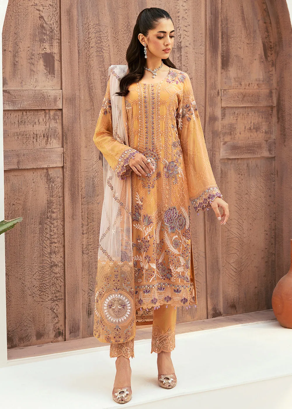 Luxury Chiffon Collection 2024 by Ramsha | F-2603