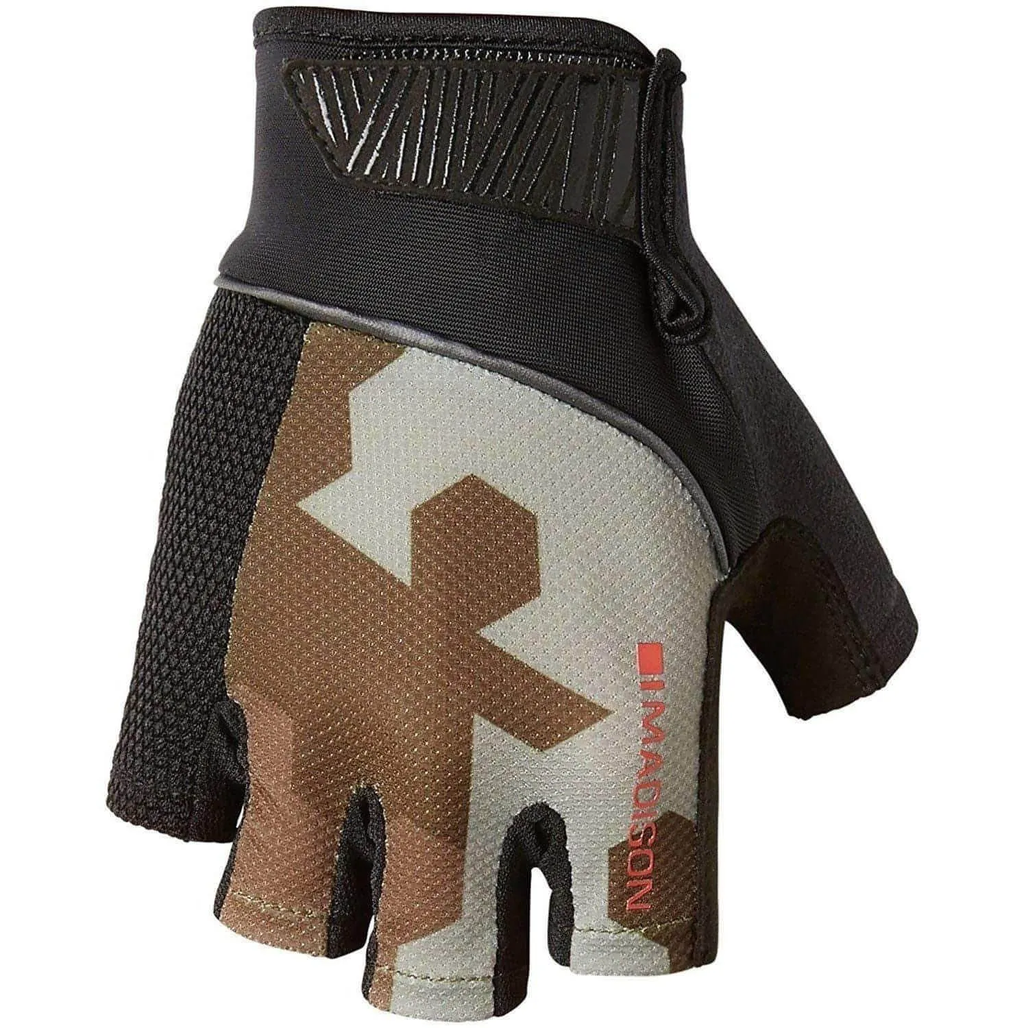 Madison Sportive Mens Fingerless Cycling Gloves - Green