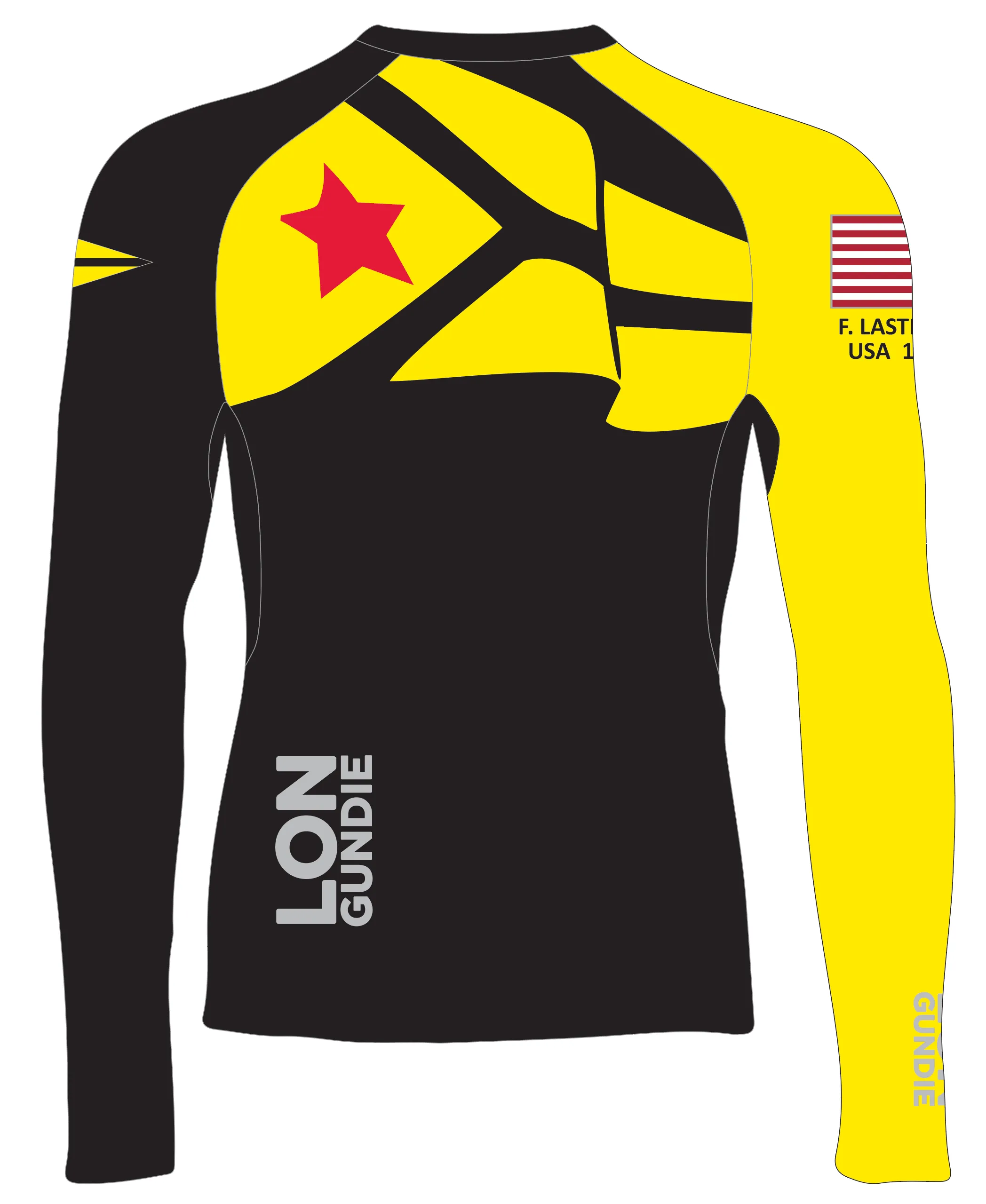 MEN TECH-TEE TOP LONG SLEEVE YELLOW | LONG BEACH YACHT CLUB | PSNLZ'D