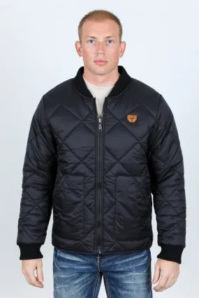 Mens Insulated Reversible Jacket - Black