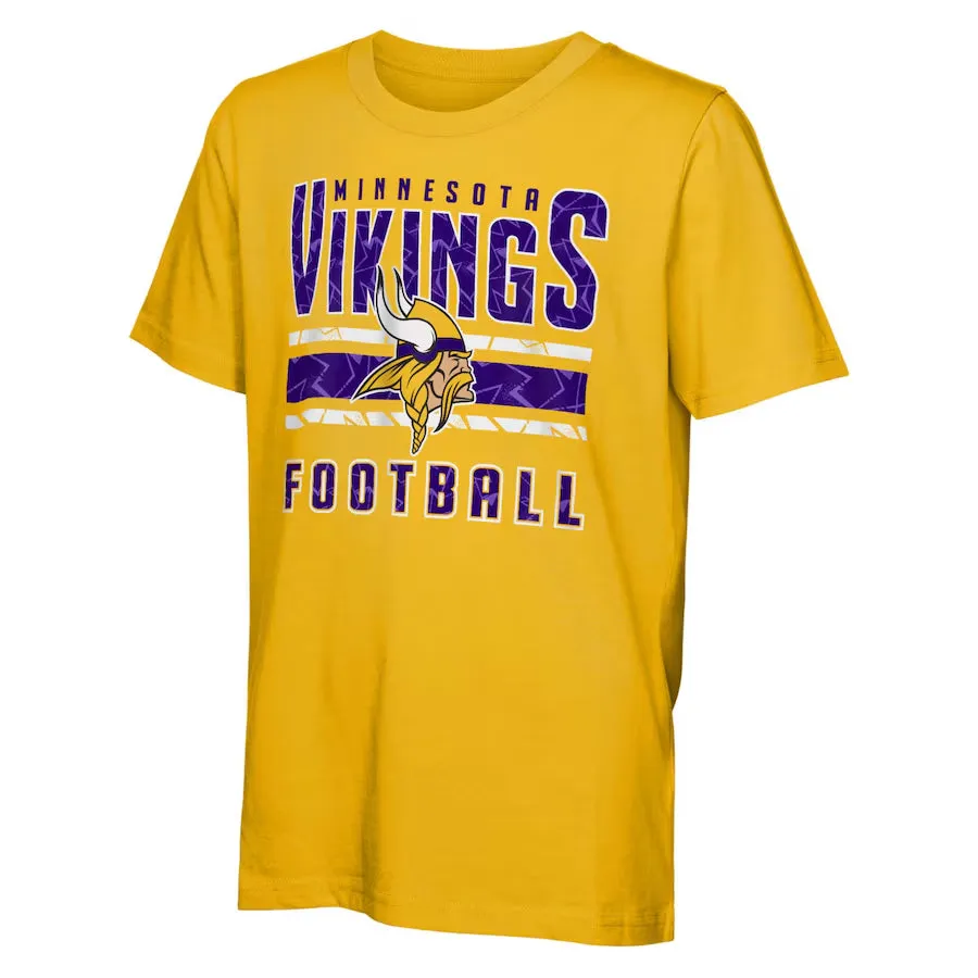 Minnesota Vikings Youth Into The Mix 3 In 1 Combo Tee