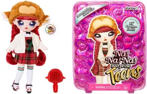 Na! Na! Na! Surprise Teens Fashion Doll – Samantha Smartie, 11" Doll, Owl Inspired