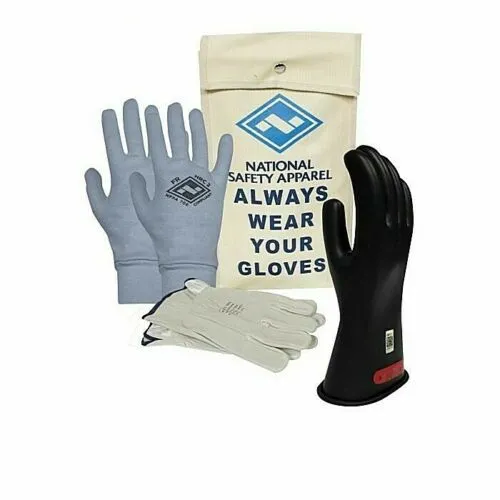 National Safety Apparel Enespro KITGC0 AG  CLASS 0 Arcguard Rubber Voltage Glove Kit