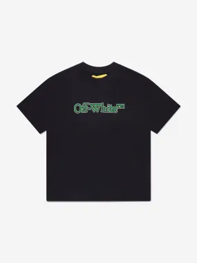 Off-White Boys Big Bookish T-Shirt in Black