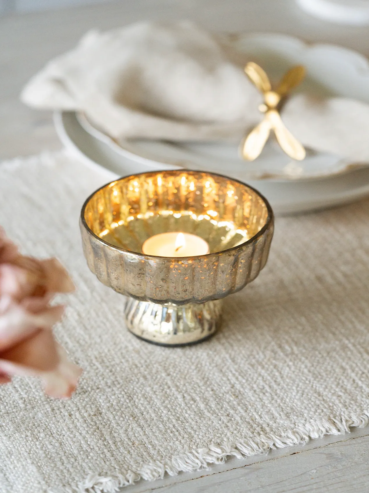 Orion Footed Candle Holder