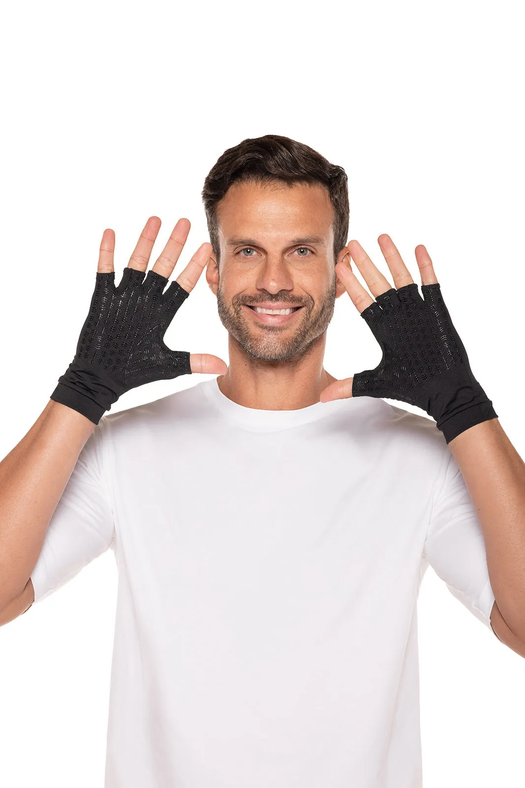 Ouray UV Fingerless Sun Gloves  |  Black