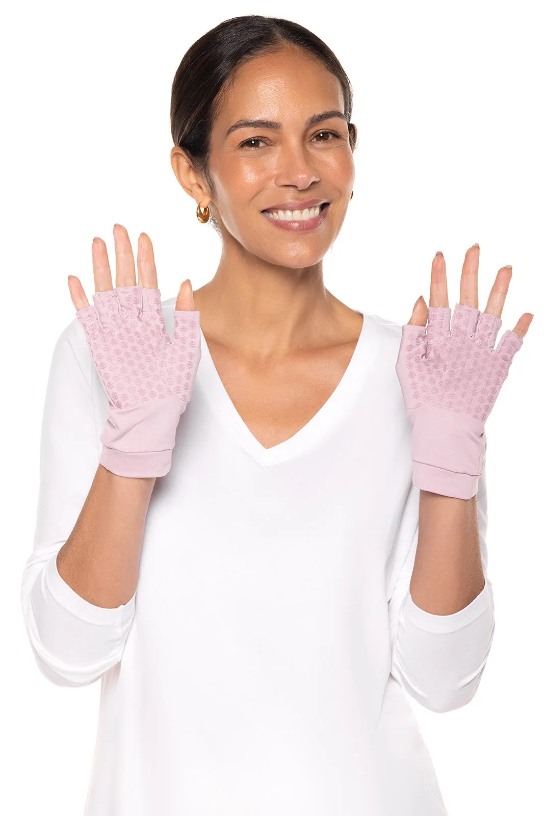 Ouray UV Fingerless Sun Gloves  |  Dusty Mauve