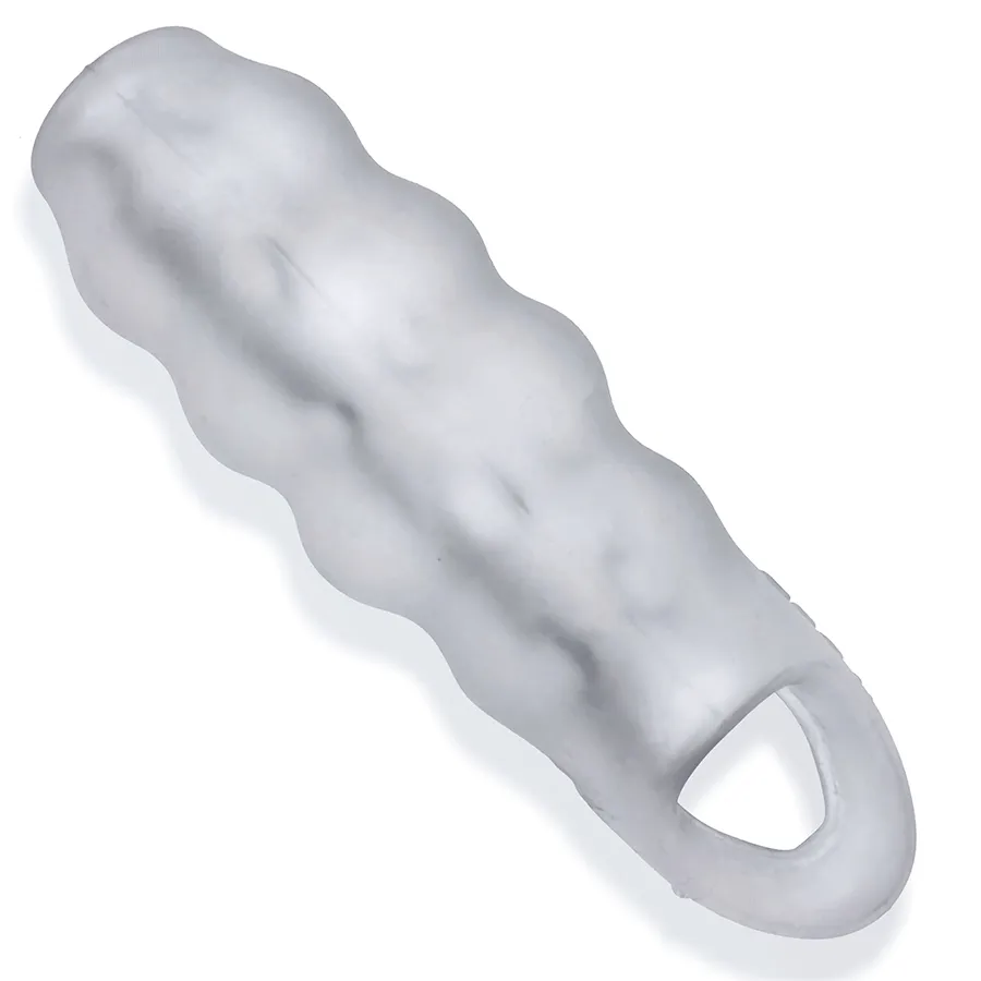 Oxballs Invader Rippled Open-Ended Silicone Cock Sheath Extender