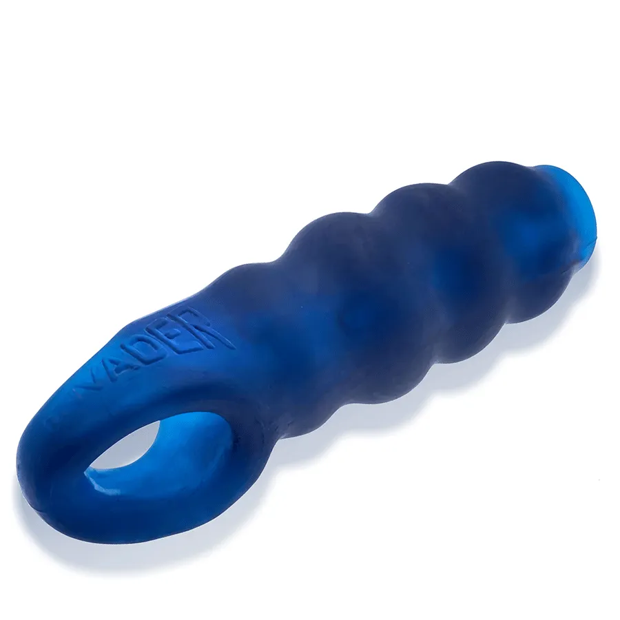 Oxballs Invader Rippled Open-Ended Silicone Cock Sheath Extender