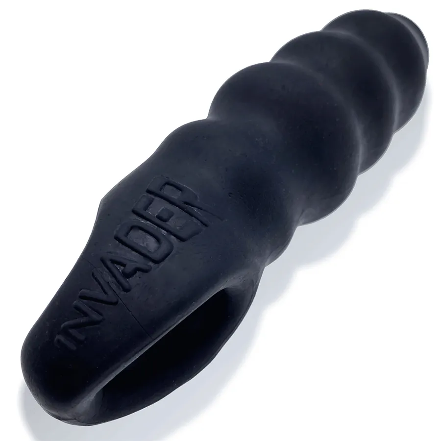 Oxballs Invader Rippled Open-Ended Silicone Cock Sheath Extender