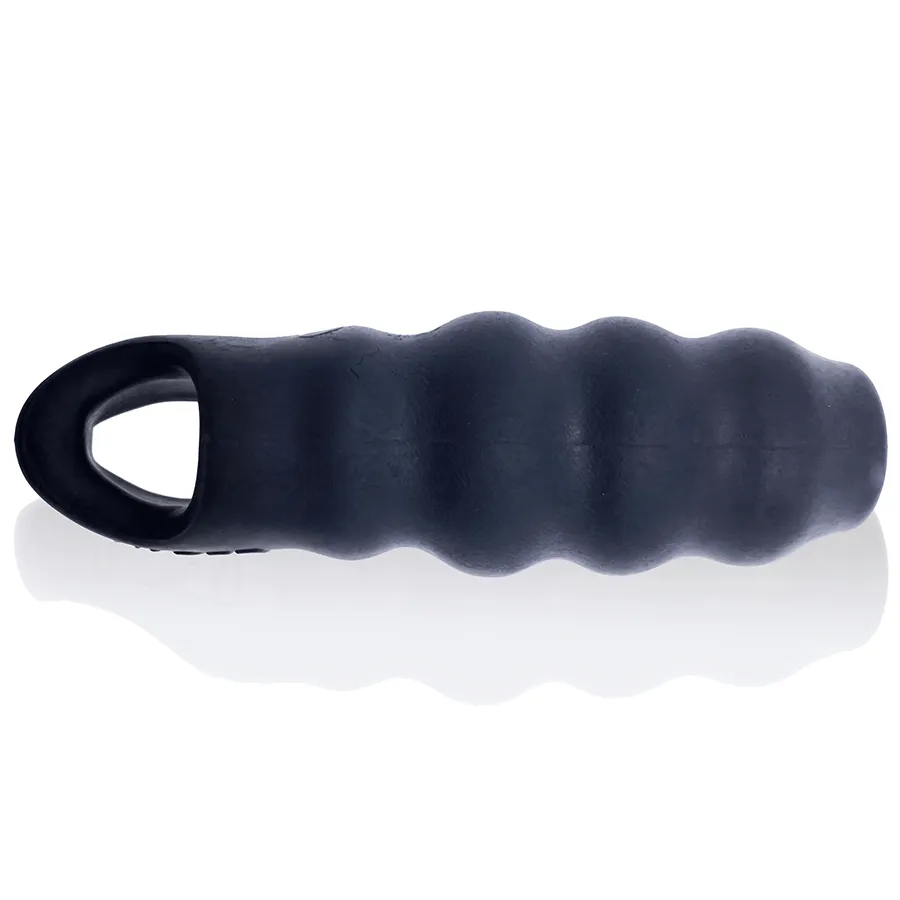 Oxballs Invader Rippled Open-Ended Silicone Cock Sheath Extender