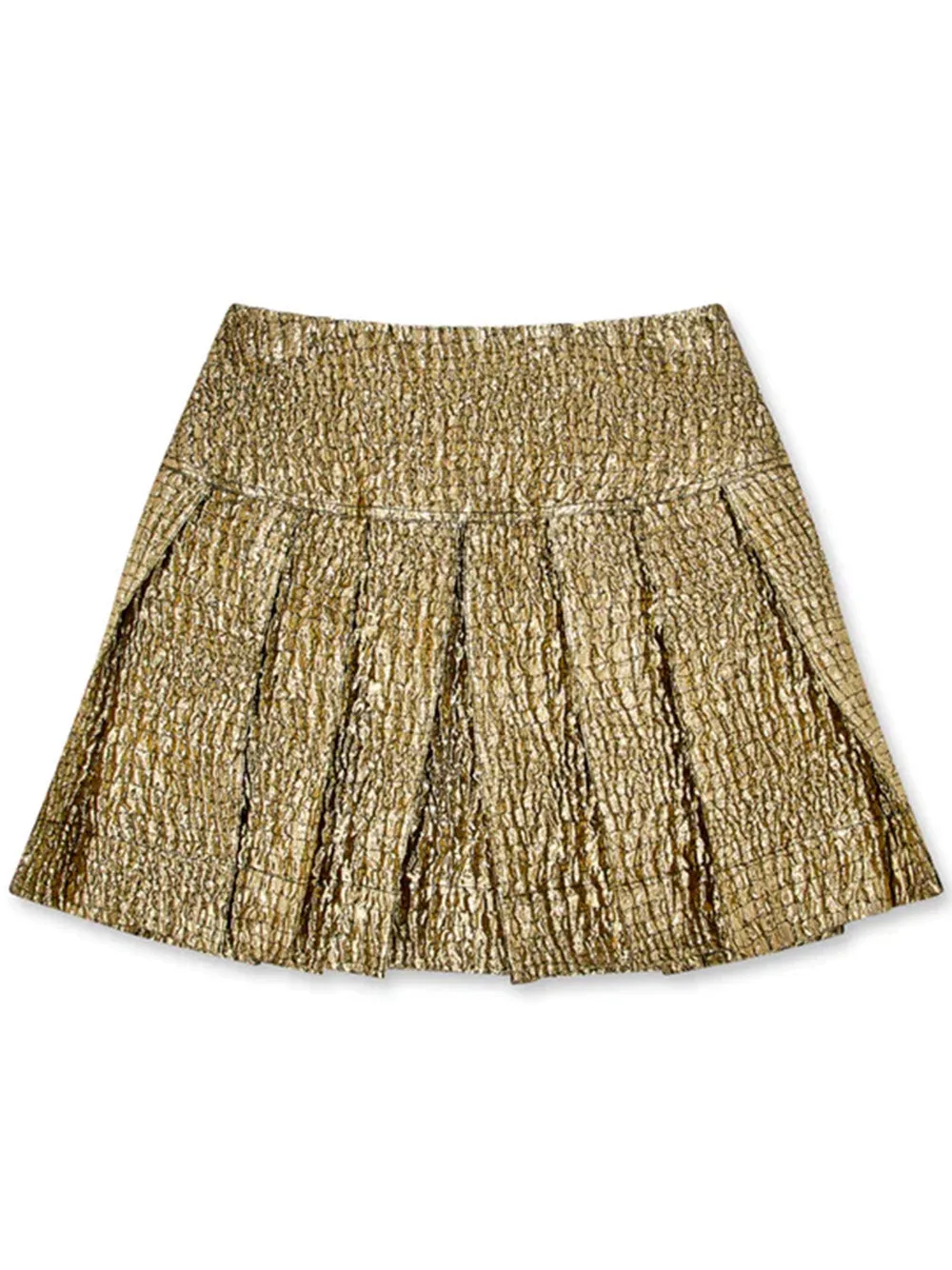 Pleated Mini Kilt Skirt