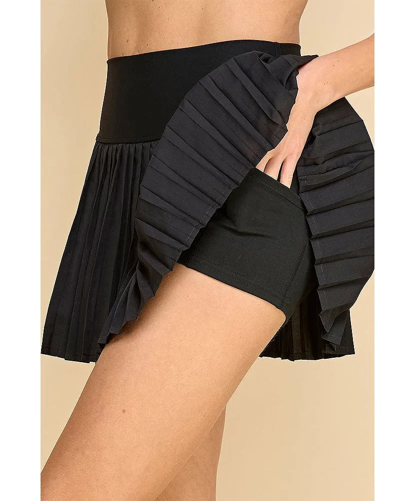 Polly Pleated Athletic Skort