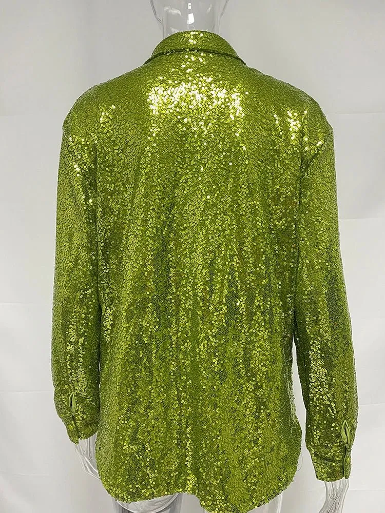 Pre Order:  Sequined Sparkly Party Shirt