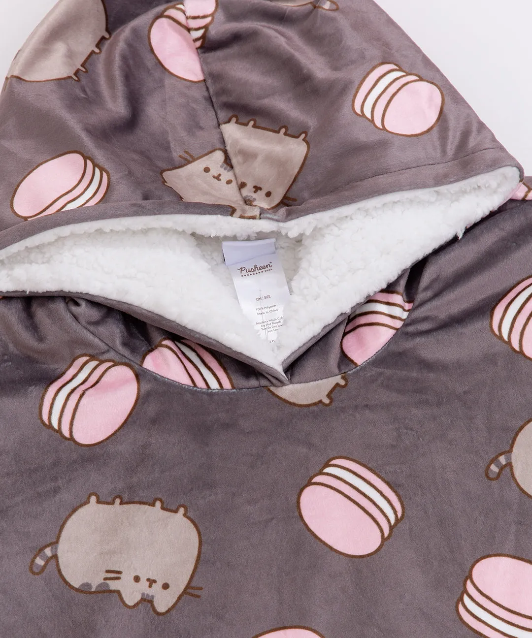 Pusheen Macaron Wearable Blanket Hoodie