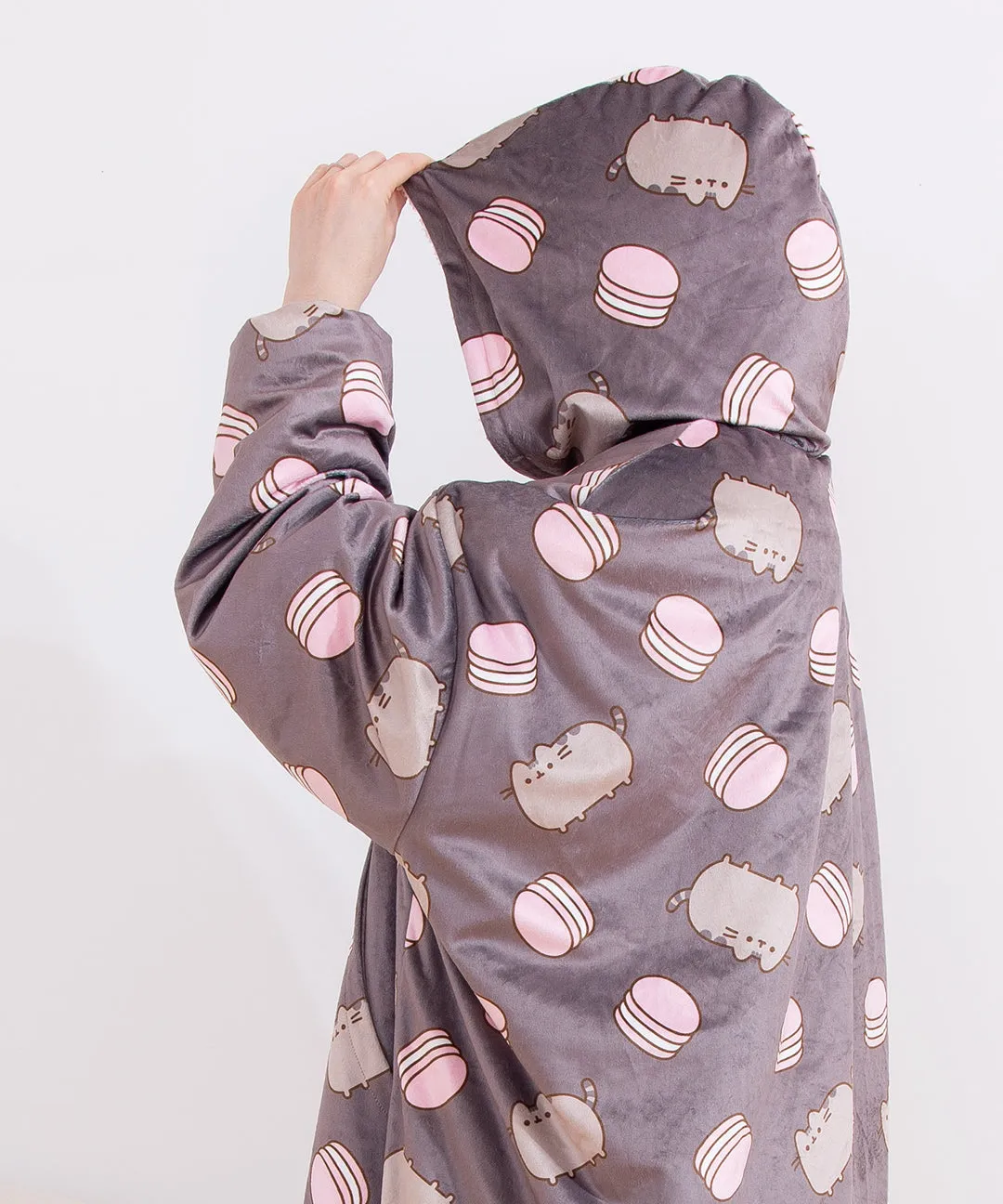 Pusheen Macaron Wearable Blanket Hoodie