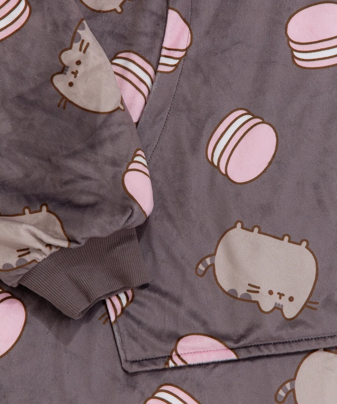 Pusheen Macaron Wearable Blanket Hoodie