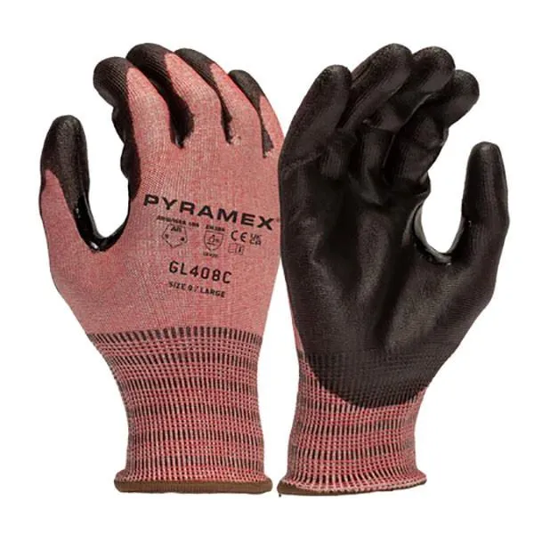 Pyramex Polyurethane A6 Gloves GL408C 12 pairs