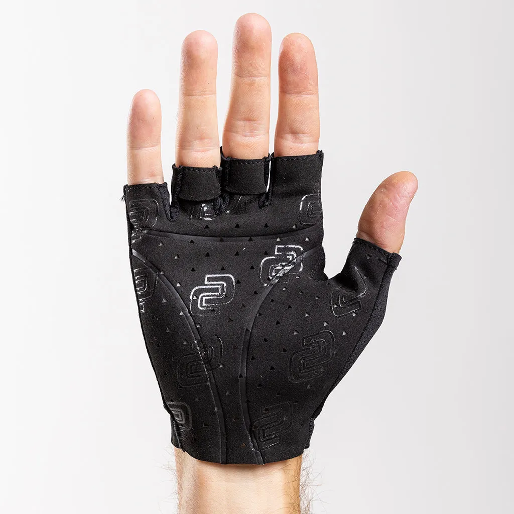 Race Mesh Short Finger Glove (Black)