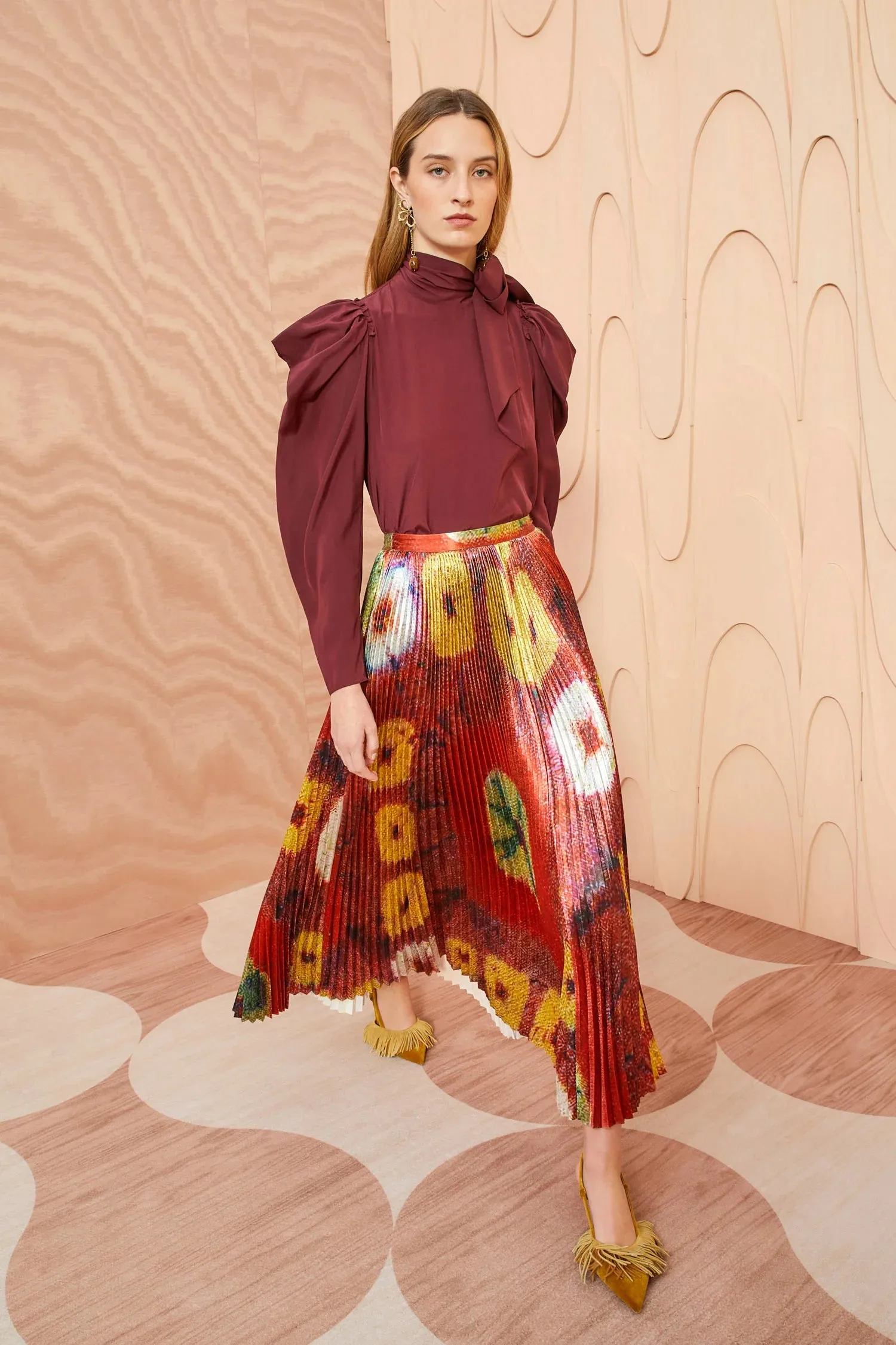 Rami Skirt - Medallion Red