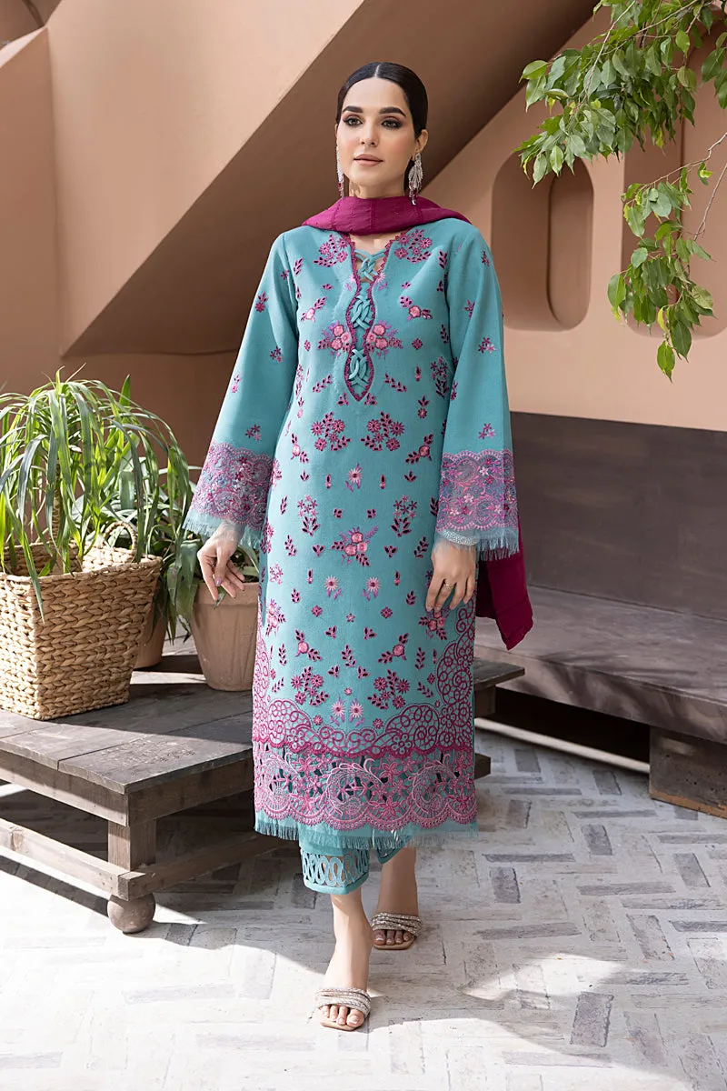 Rang Rasiya Carnation Karandi Collection with Shawl – Nuray