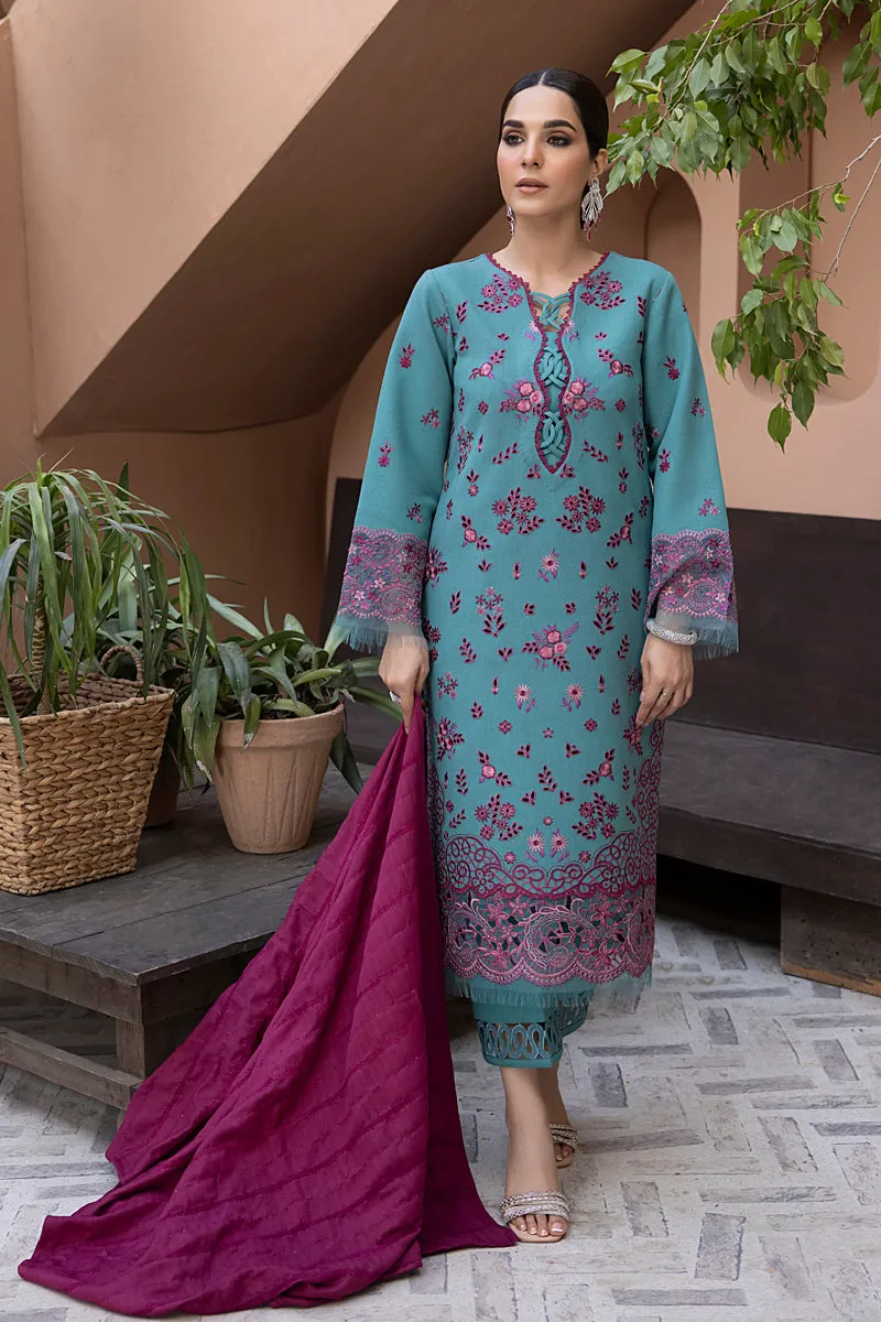 Rang Rasiya Carnation Karandi Collection with Shawl – Nuray