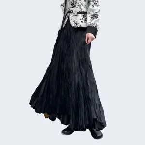 Rugged Goth Skirt Long