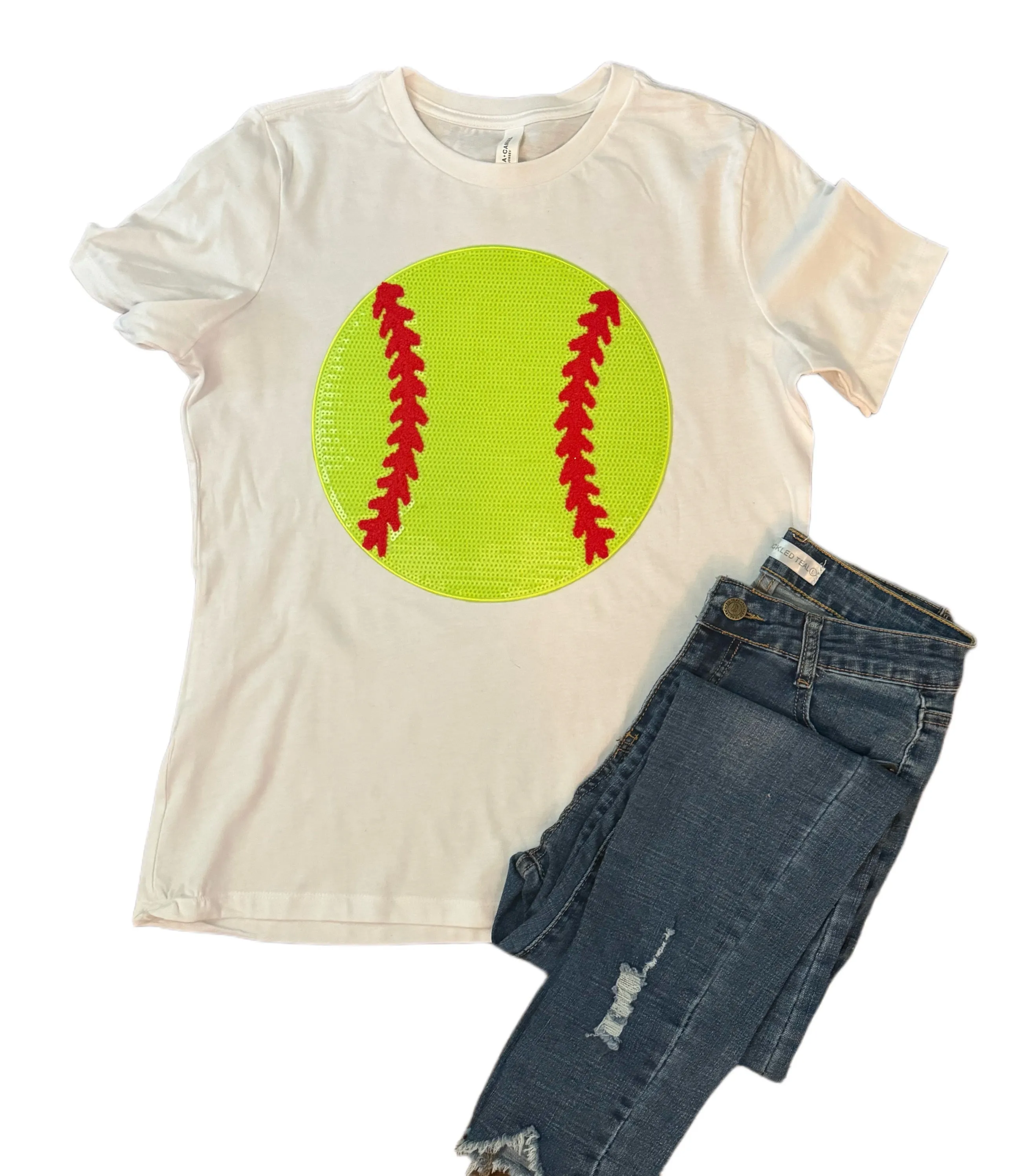 Sequin Softball Tees