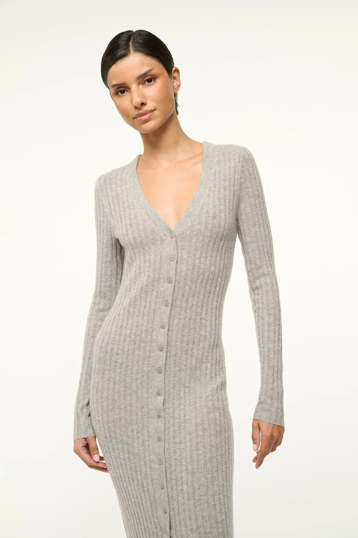 SHOKO CASHMERE SWEATER | HEATHER GREY