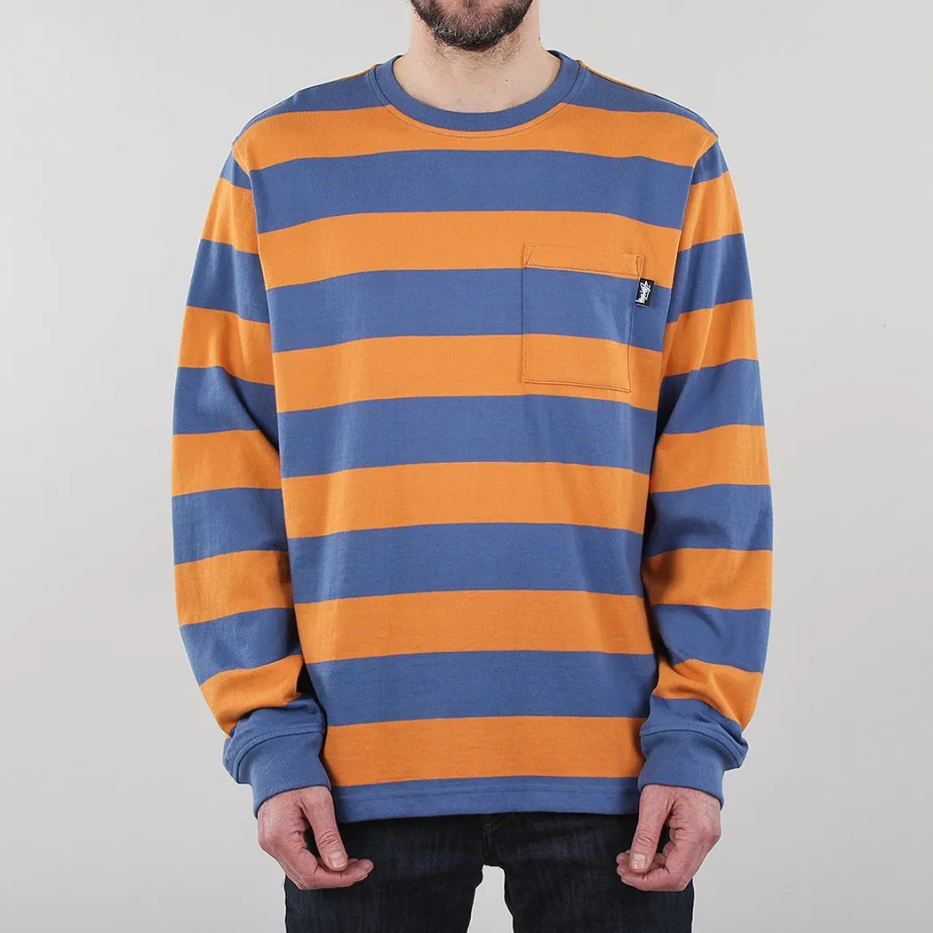 Stussy Classic Stripe Long Sleeve Pocket T-shirt