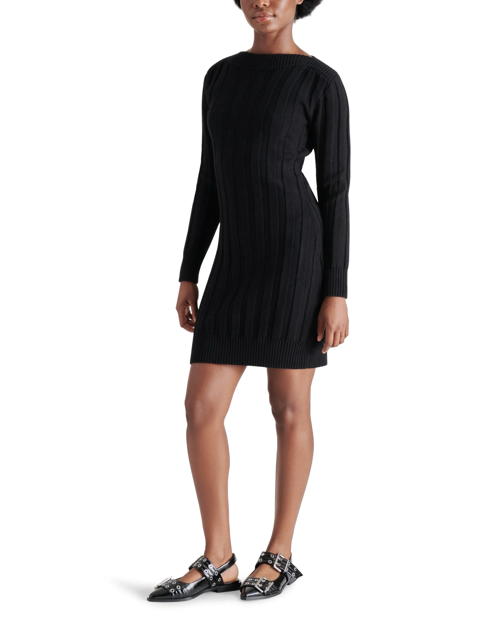 SUZIE SWEATER DRESS BLACK