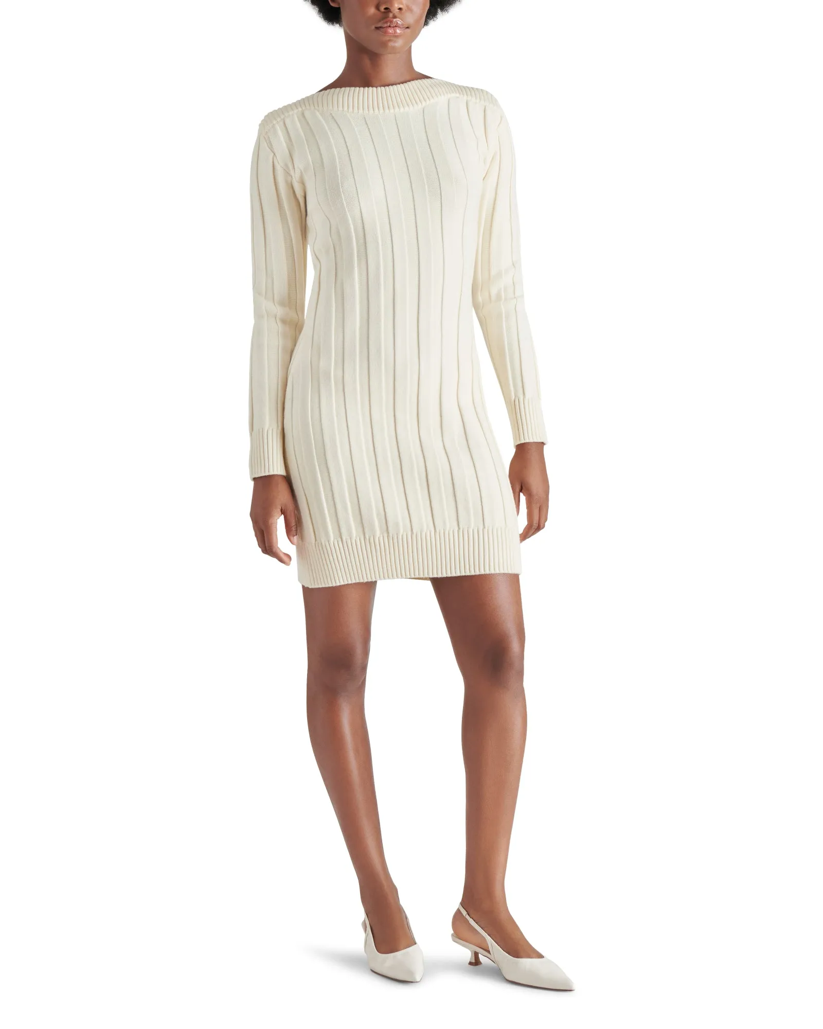 SUZIE SWEATER DRESS IVORY