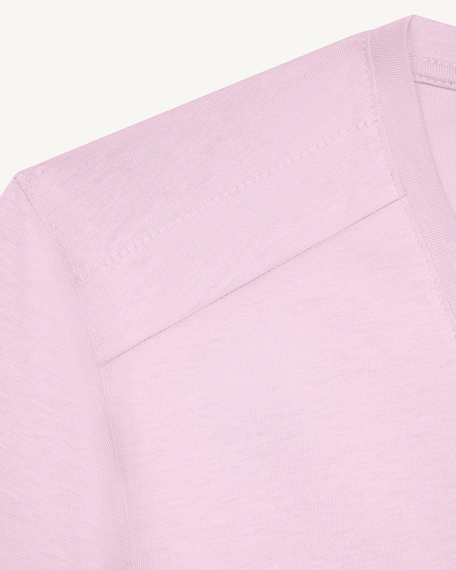 T-shirt col V femme en coton Rose pétale Sofia