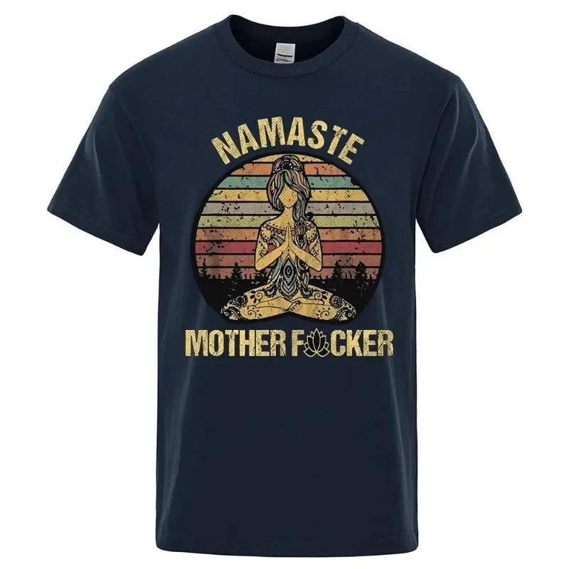 T-shirt motard - Namaste Mother Fucker