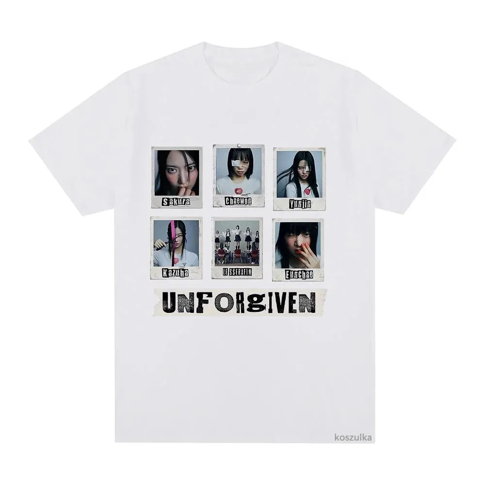 T-shirt Oversize Unisexe LE SSERAFIM Unforgiven