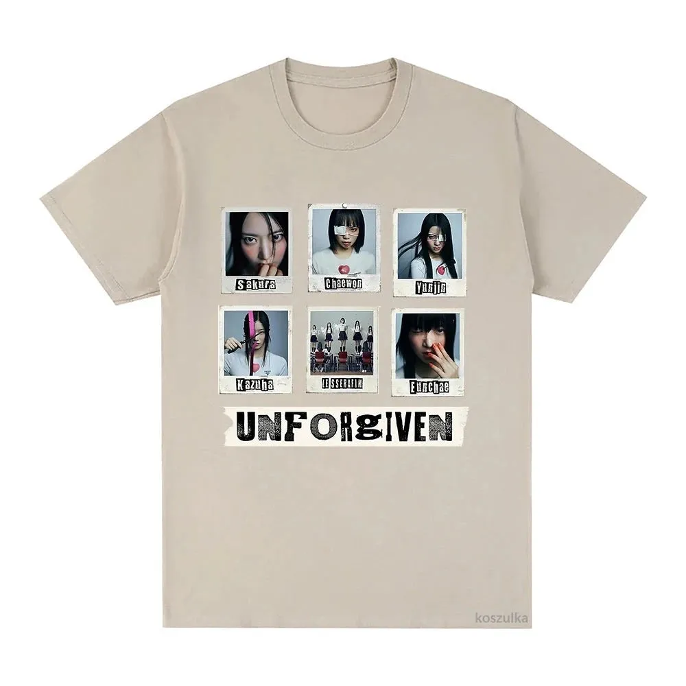 T-shirt Oversize Unisexe LE SSERAFIM Unforgiven