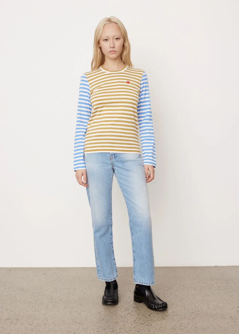 T317 Striped Long Sleeve T-Shirt