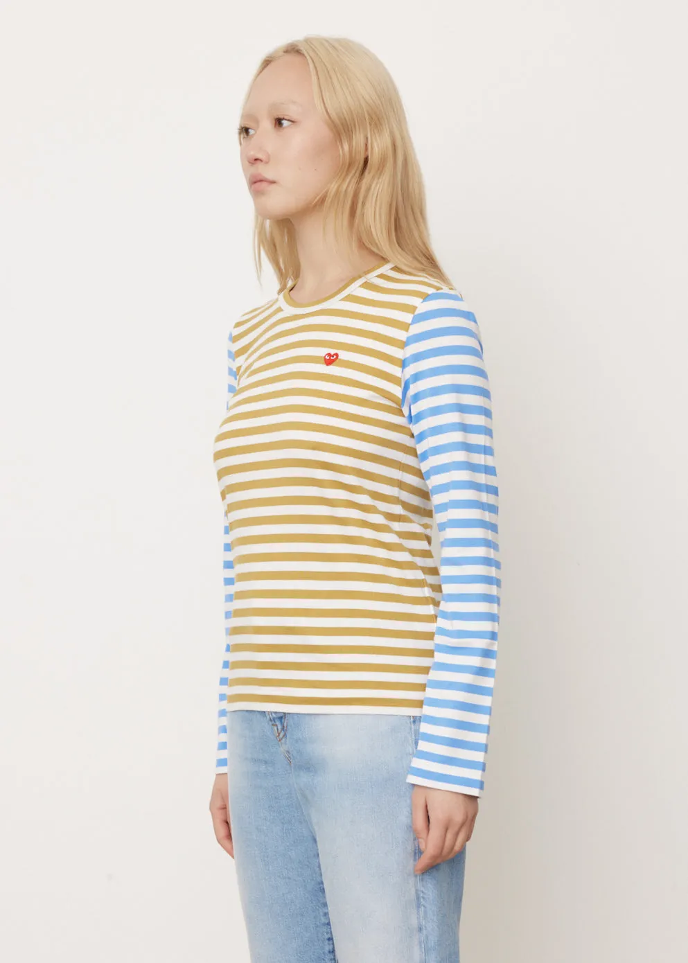 T317 Striped Long Sleeve T-Shirt