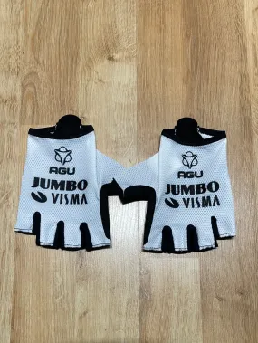 Team Jumbo Visma AGU Premium Summer Gloves White