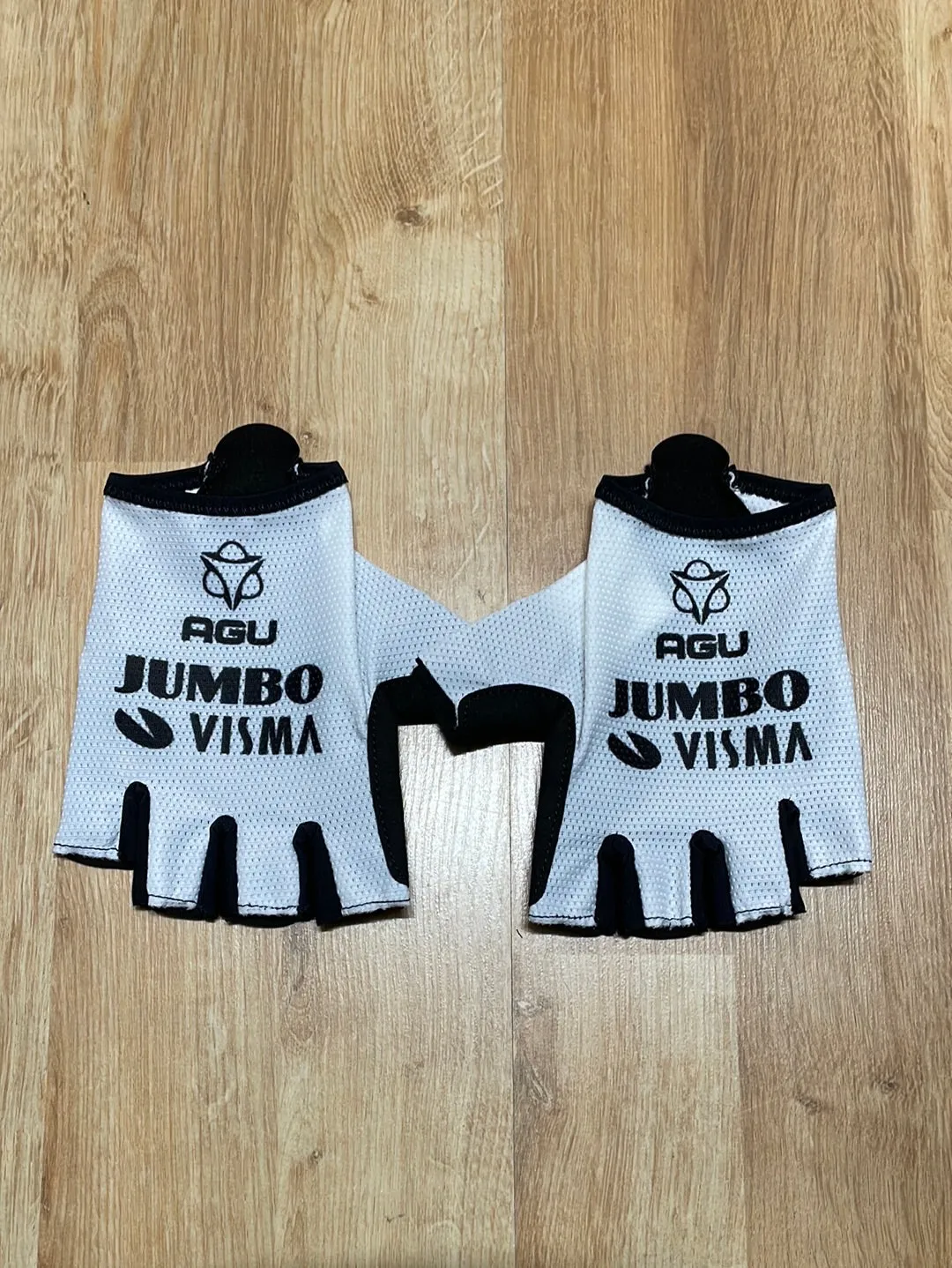 Team Jumbo Visma AGU Premium Summer Gloves White