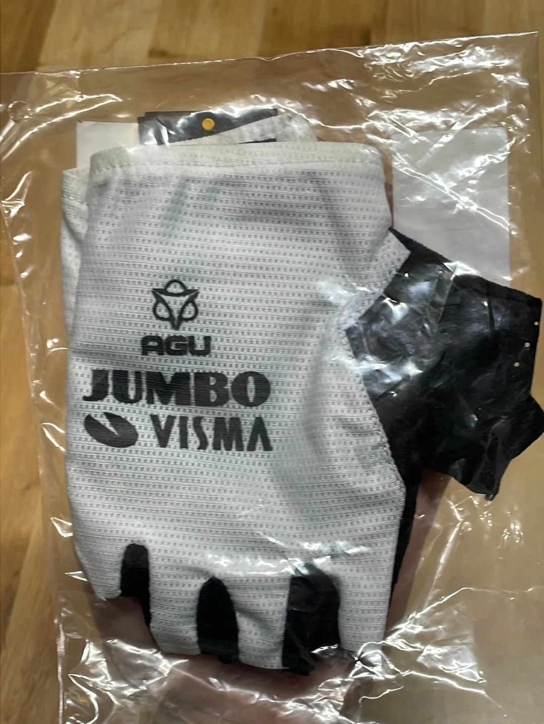 Team Jumbo Visma AGU Premium Summer Gloves White