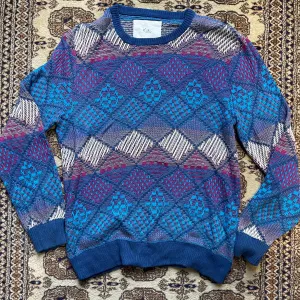 Vintage Colourful Patterned Jumper