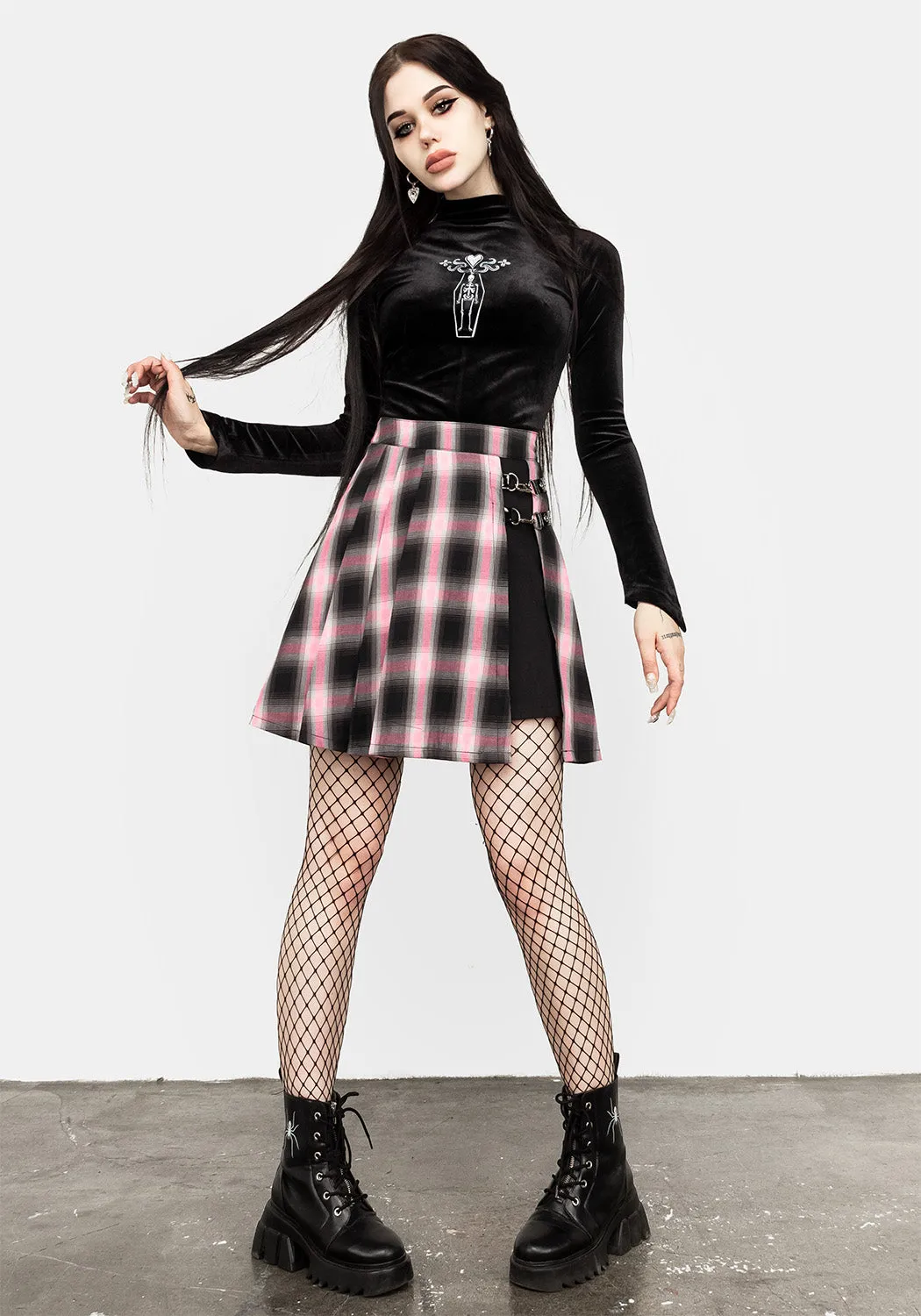 Vivacity Pleated Mini Skirt