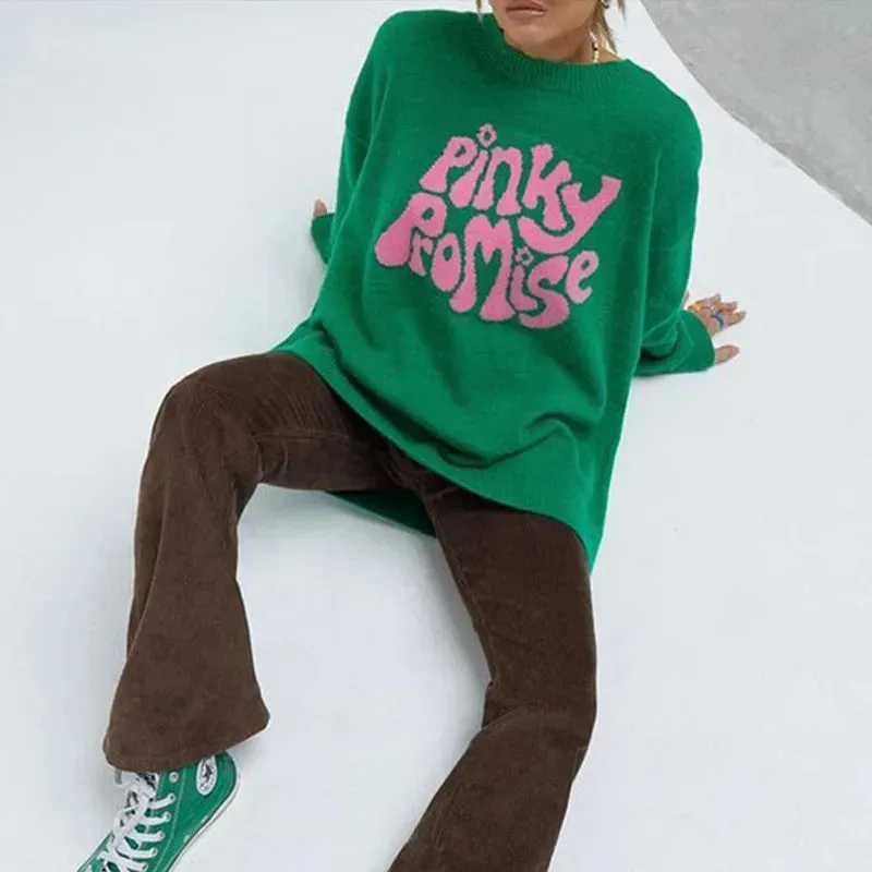 Wenkouban-Christmas Thanksgiving outfits_Simple Warm Thick Casual Autumn Winter Knit Elastic Jumper Christmas Sweater